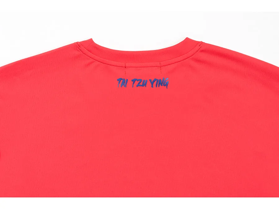 Victor Logo T Shirt Red (Tai Tzu Ying cartoon)