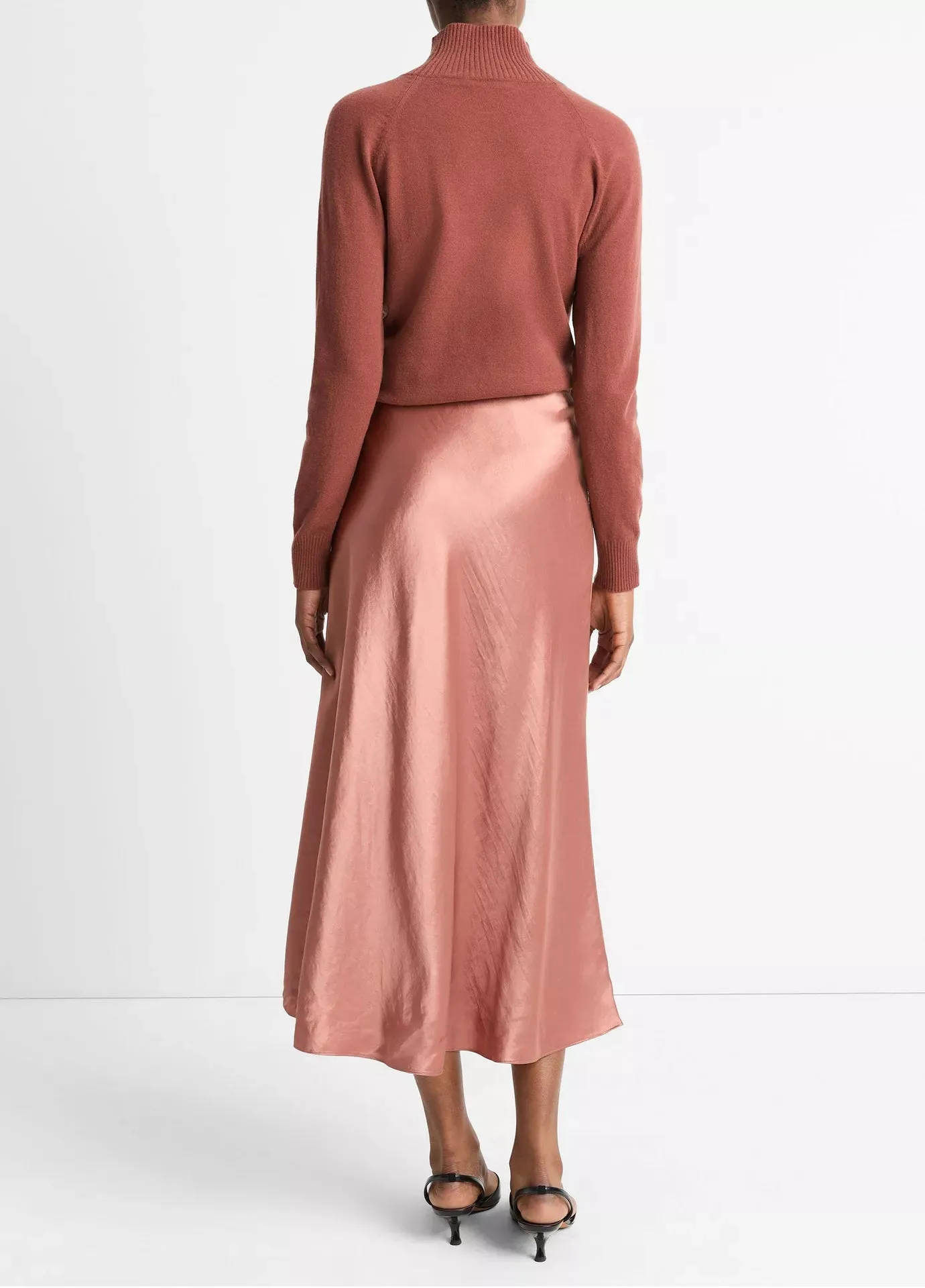 Vince Shaped Hem Slip Skirt