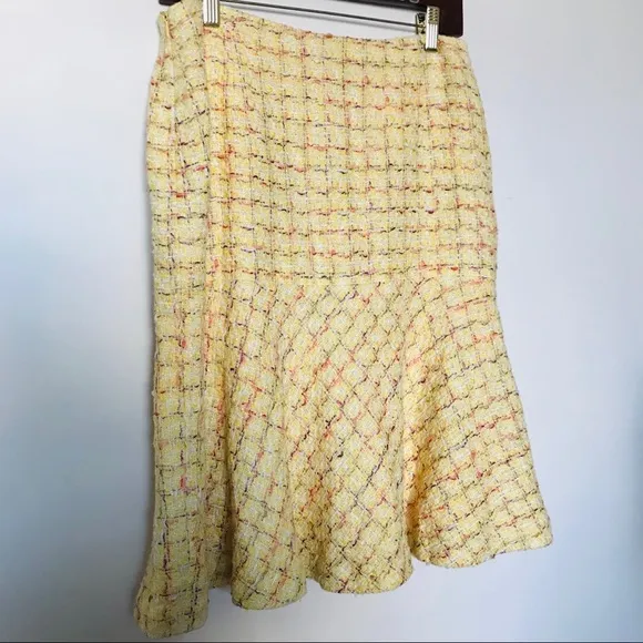 VINTAGE Carlisle Yellow Mermaid Bottom Skirt