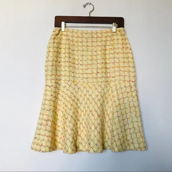 VINTAGE Carlisle Yellow Mermaid Bottom Skirt