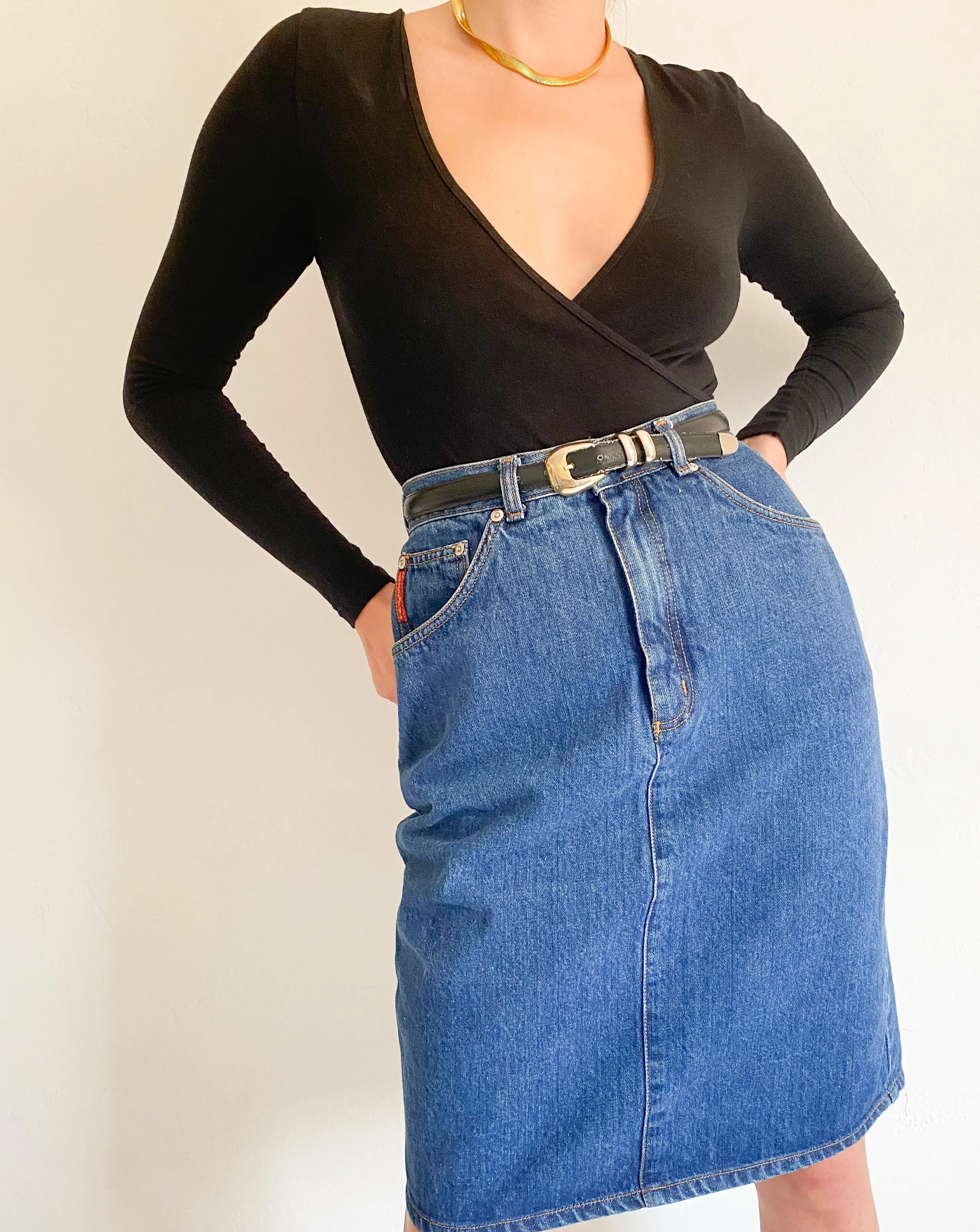 Vintage Denim Skirt