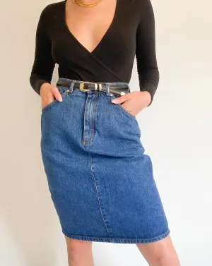 Vintage Denim Skirt