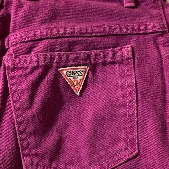 Vintage Guess Georges Marciana Denim skirt tag 28 ( 24)