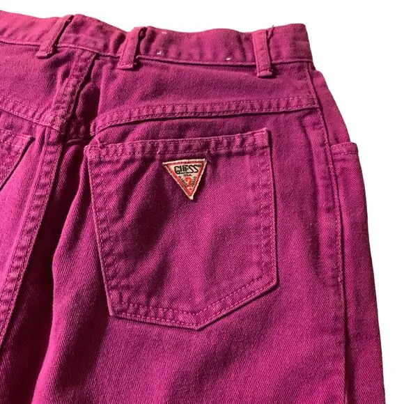 Vintage Guess Georges Marciana Denim skirt tag 28 ( 24)