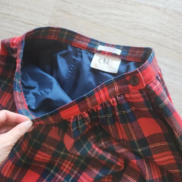 Vintage Pendleton Authentic Royal Stewart Tartan Pencil Skirt Zip Pocket