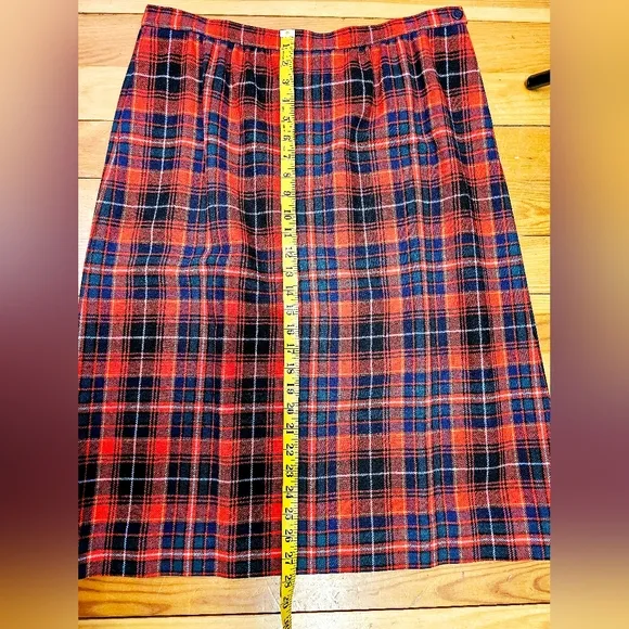 Vintage Pendleton Tartan Plaid Skirt