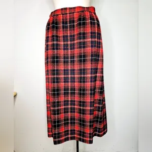 Vintage Pendleton Tartan Plaid Skirt