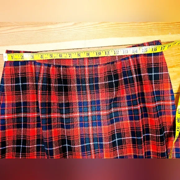 Vintage Pendleton Tartan Plaid Skirt