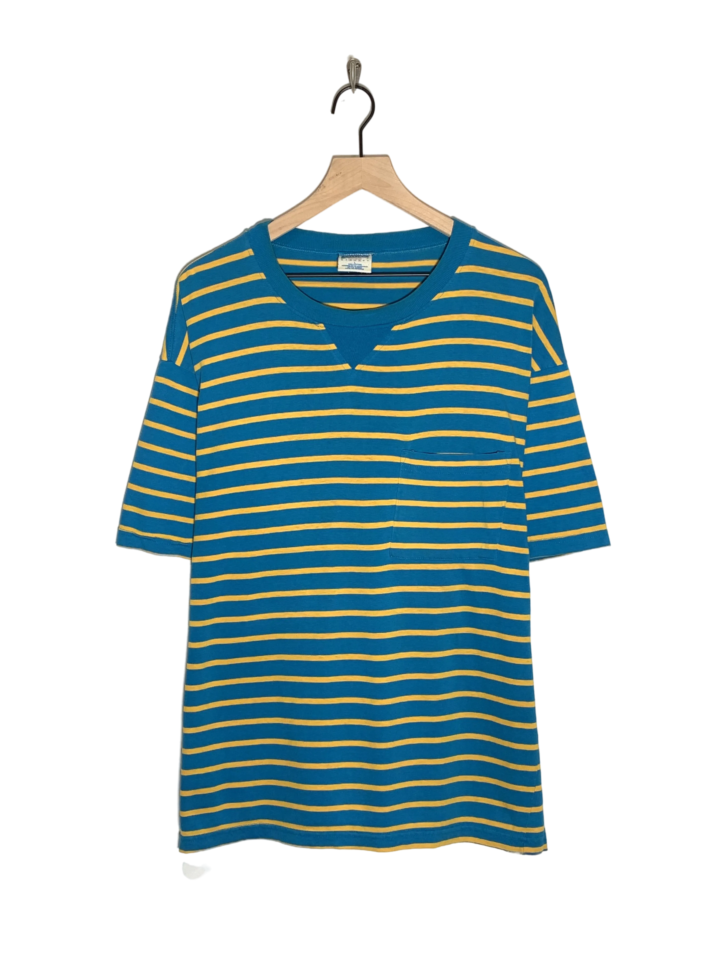 Vintage Striped Pocket Tee (L/XL)