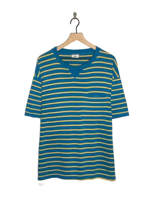Vintage Striped Pocket Tee (L/XL)
