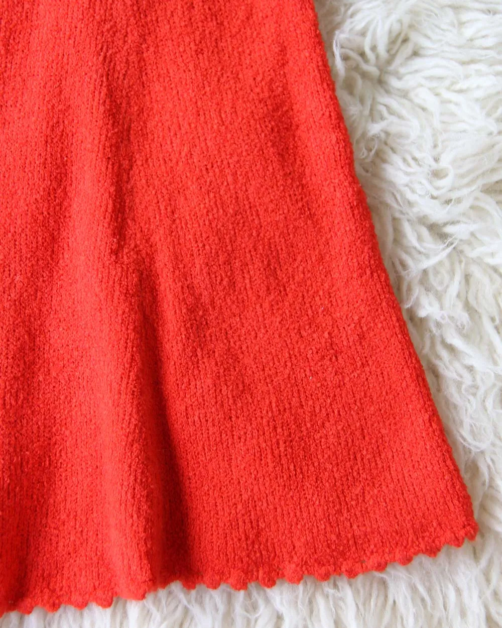 Vintage Sweetheart Knit Sweater Dress