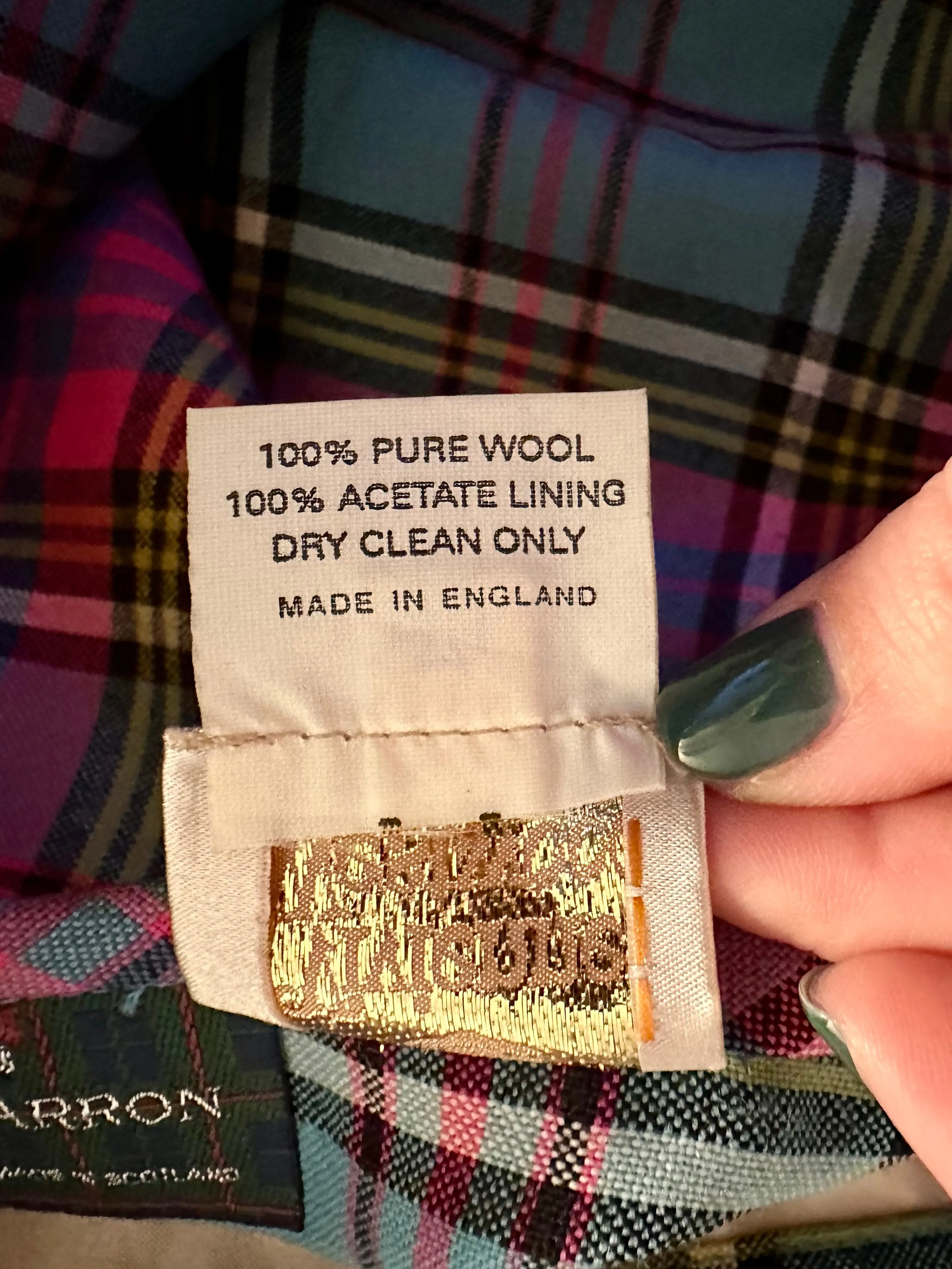 Vivienne Westwood FW 1993 Tartan Wrap Skirt