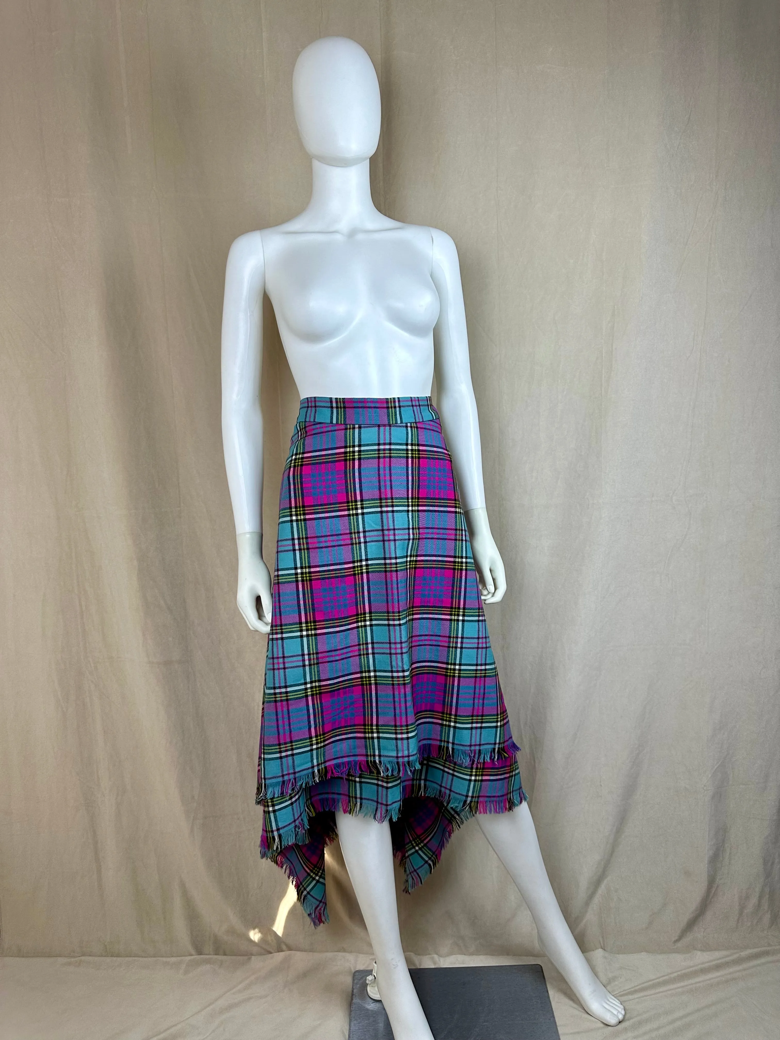 Vivienne Westwood FW 1993 Tartan Wrap Skirt