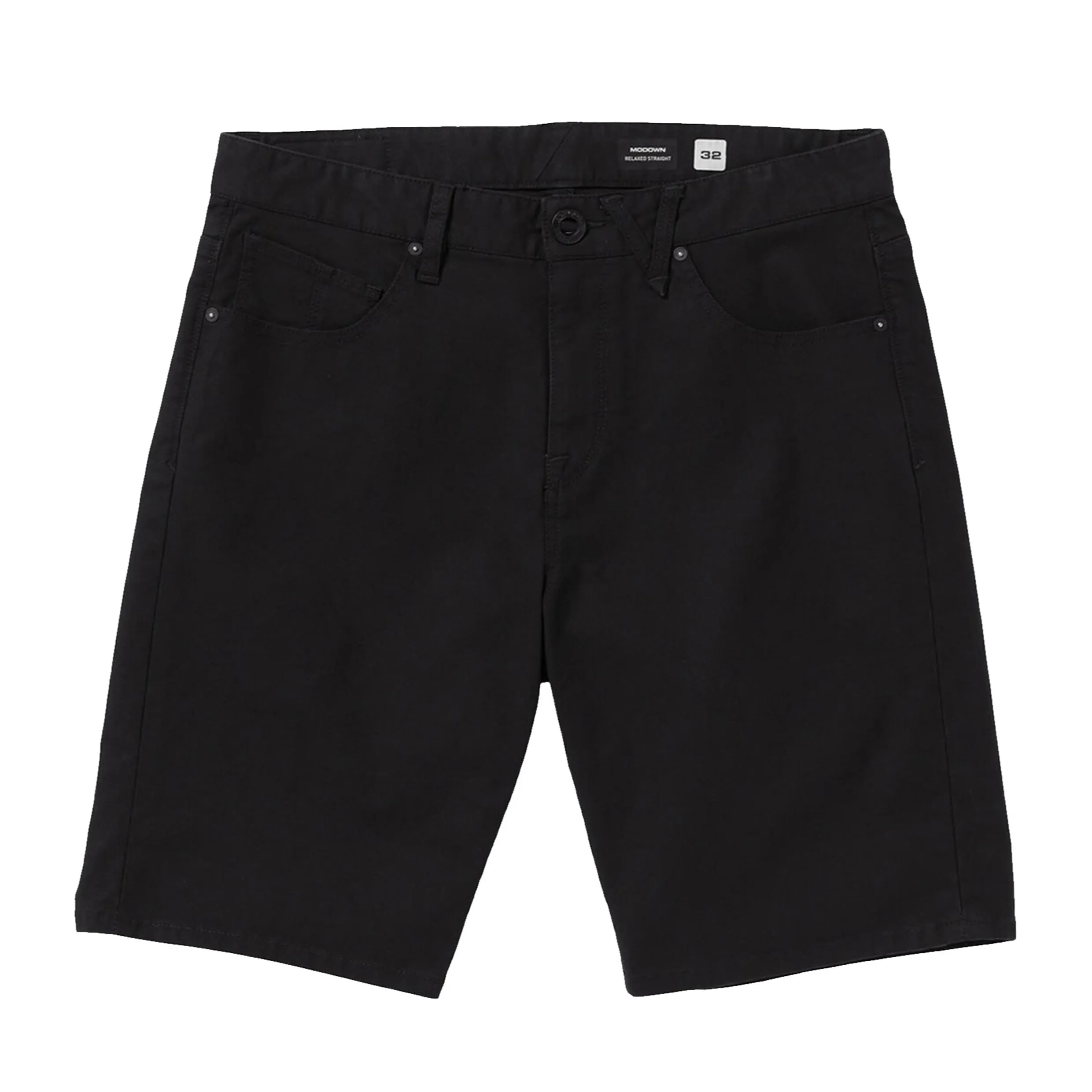 VOLCOM MODOWN CANVAS 5 POCKET SHORT BLACK