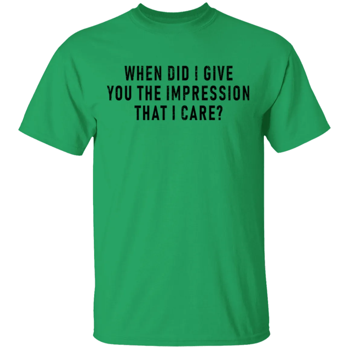 When Did I Give You The Impression That I Care T-Shirt