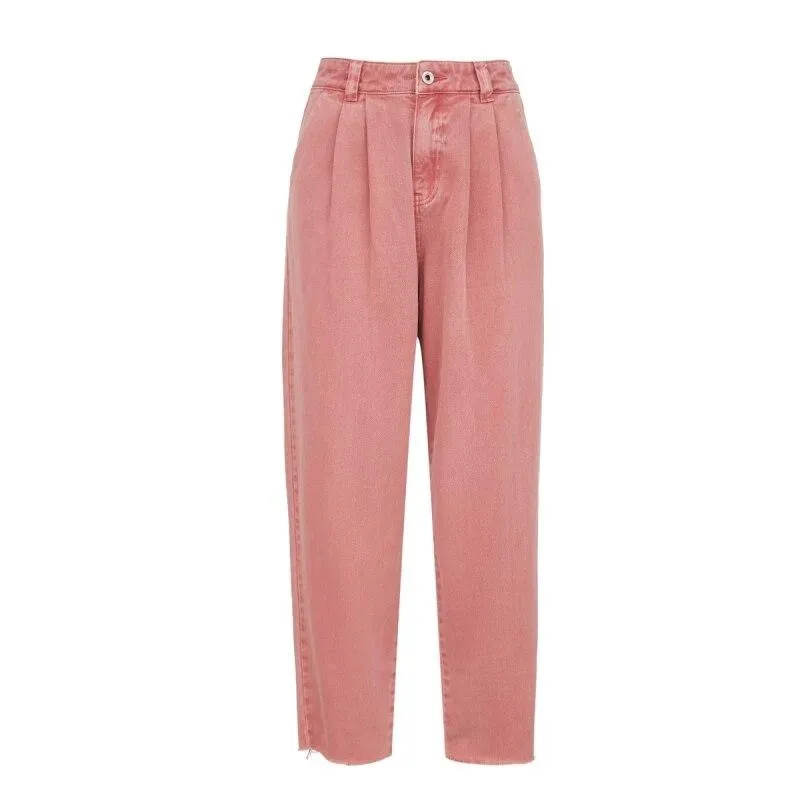 Women's 100% Cotton Old School Loose Jeans
