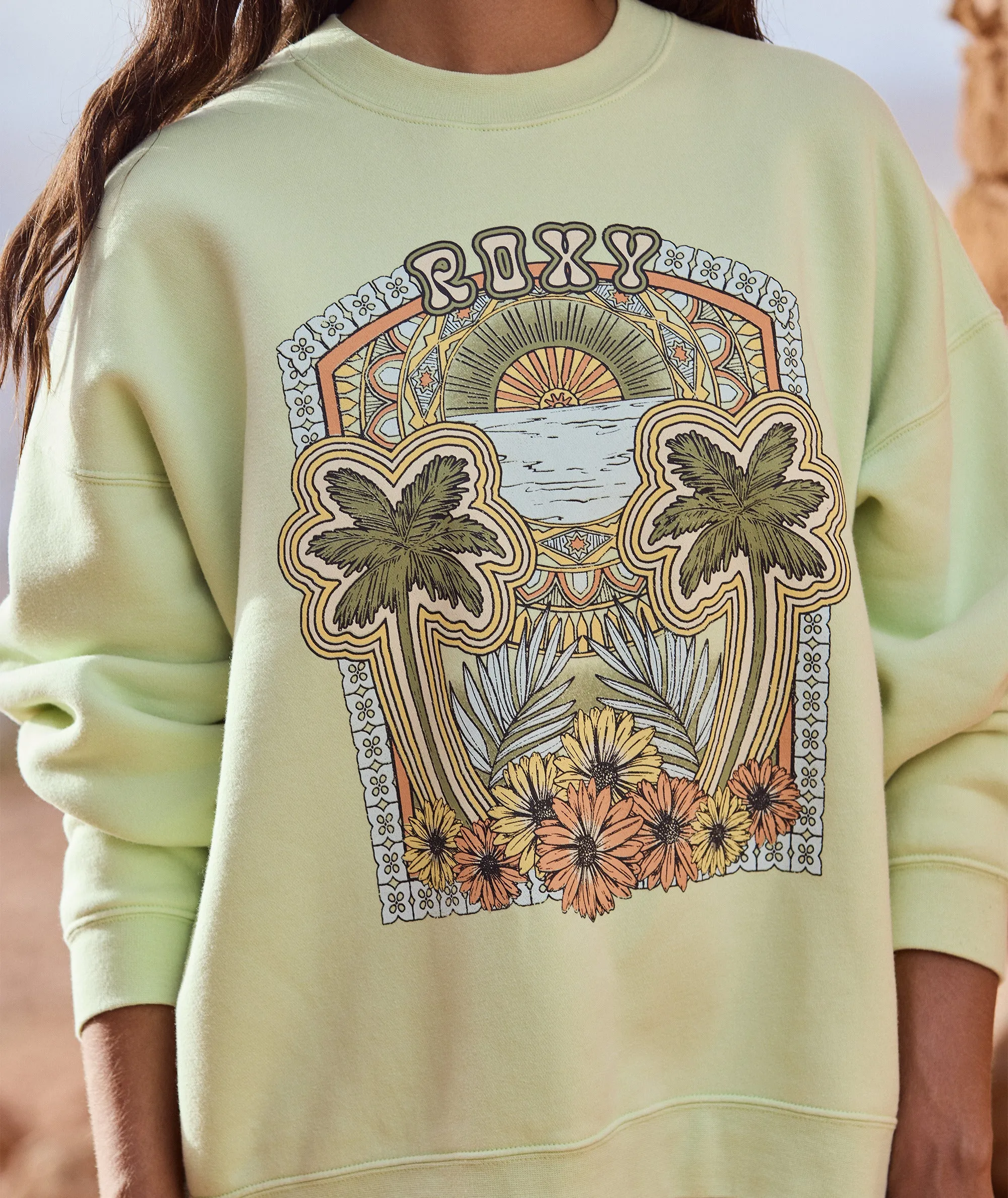 WOMEN'S LINEUP OVERSIZED CREW
