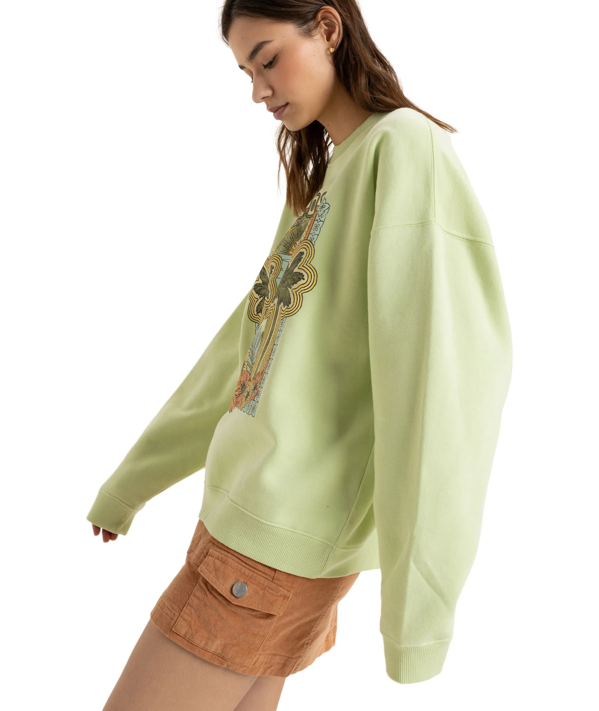 WOMEN'S LINEUP OVERSIZED CREW