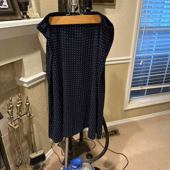 Women’s Michael Kors Navy A-Line Beaded Skirt  Size 12
