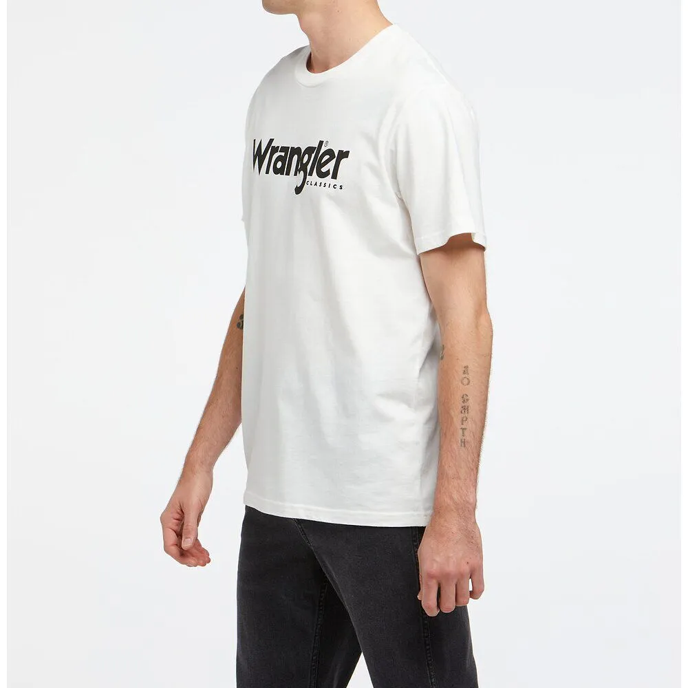 Wrangler Classic Tee Mens Vintage White