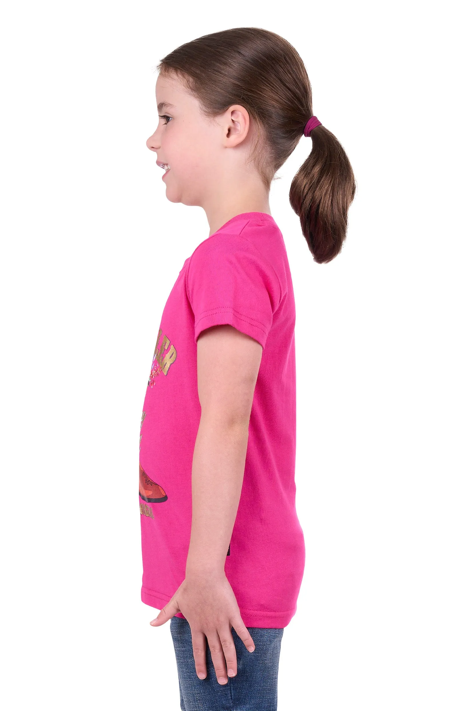 Wrangler Girls Penny SS Tee Pink