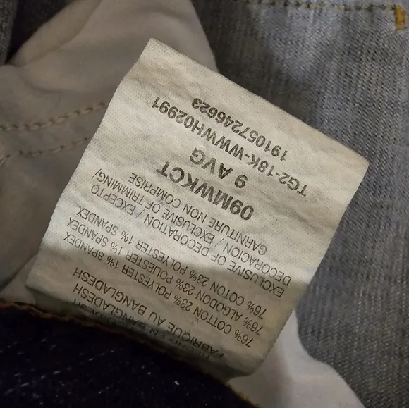 WRANGLER Raw Hem Darl Wash Denim Skirt