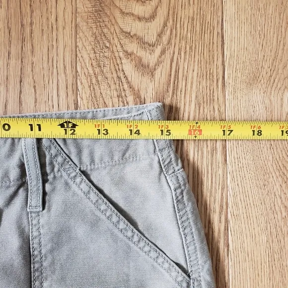 Y2K Levi Utility Denim Maxi Skirt size 4 Misses Sage Green