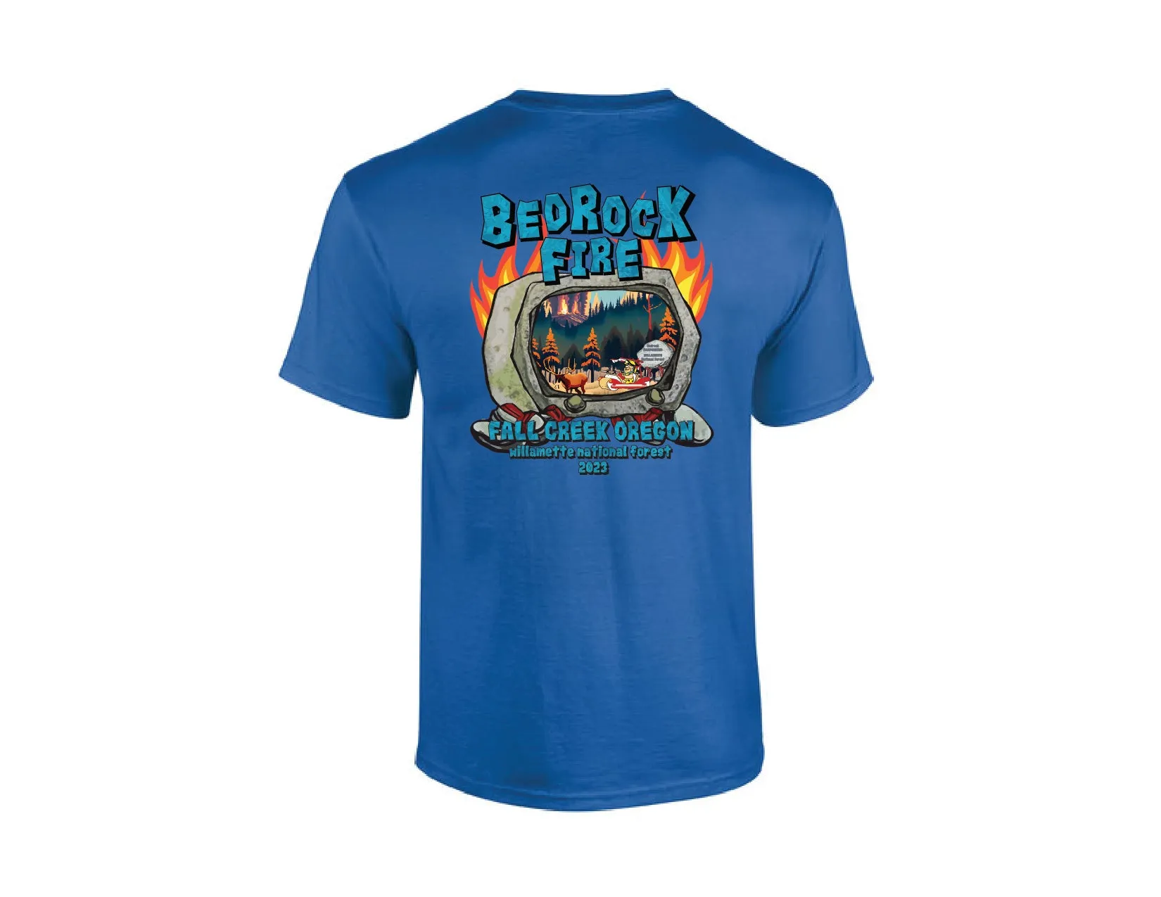 YOUTH BEDROCK FIRE SHIRT