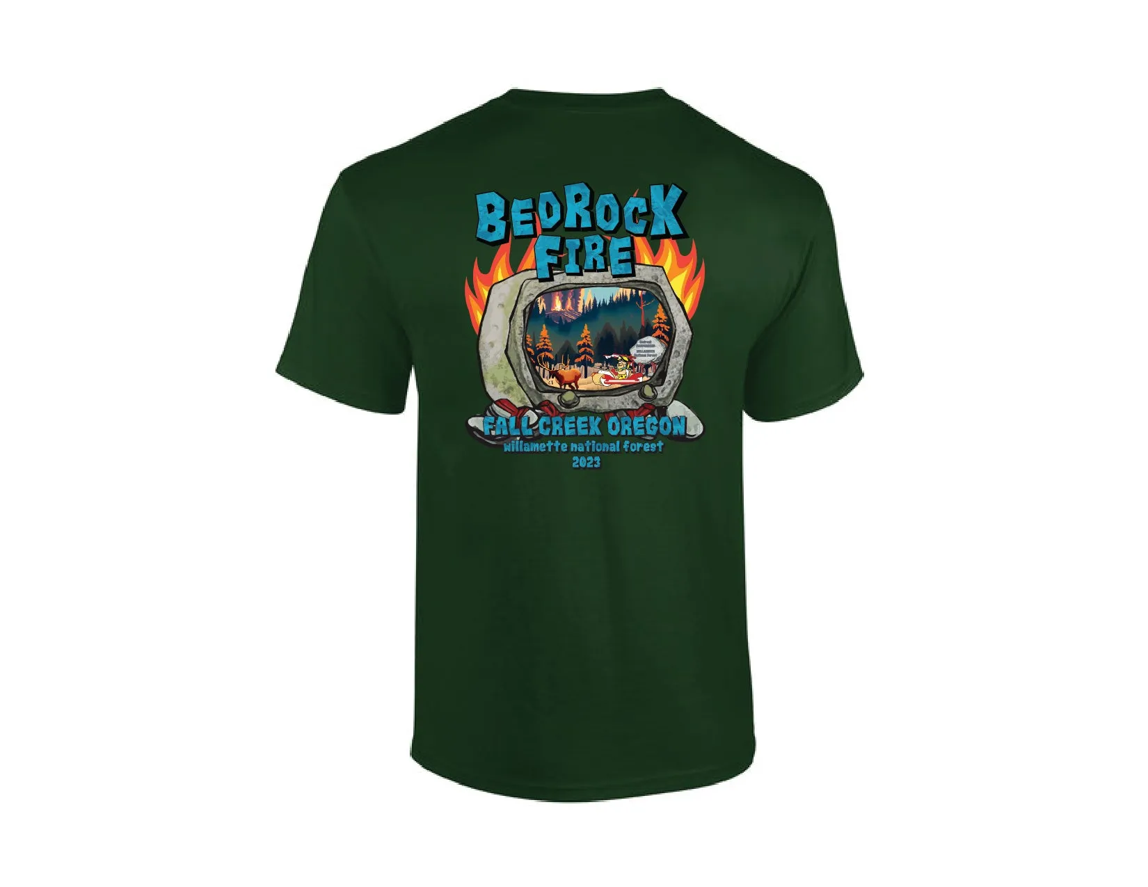YOUTH BEDROCK FIRE SHIRT