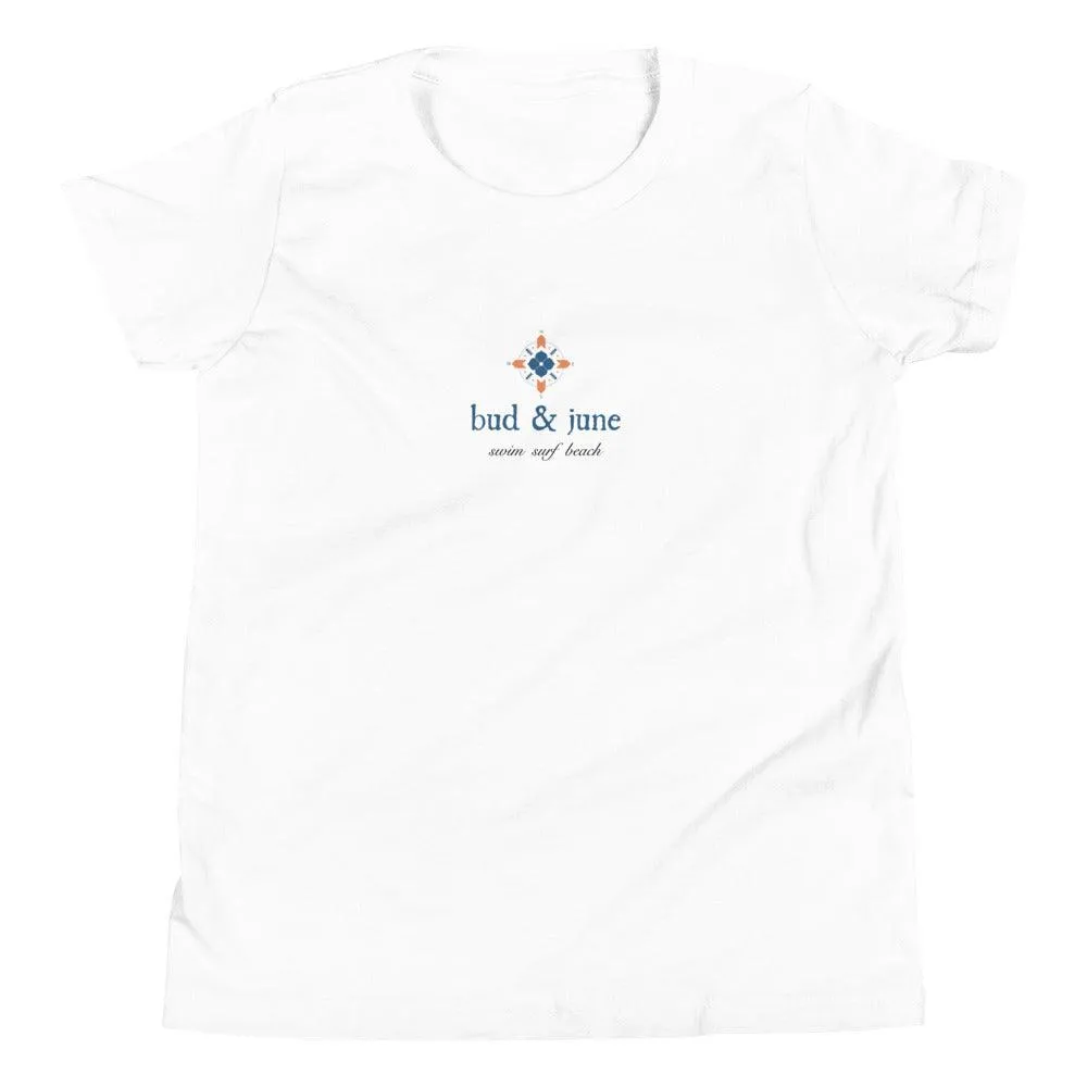 Youth Short Sleeve Bud & June Logo T-Shirt