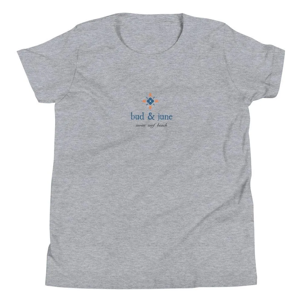 Youth Short Sleeve Bud & June Logo T-Shirt