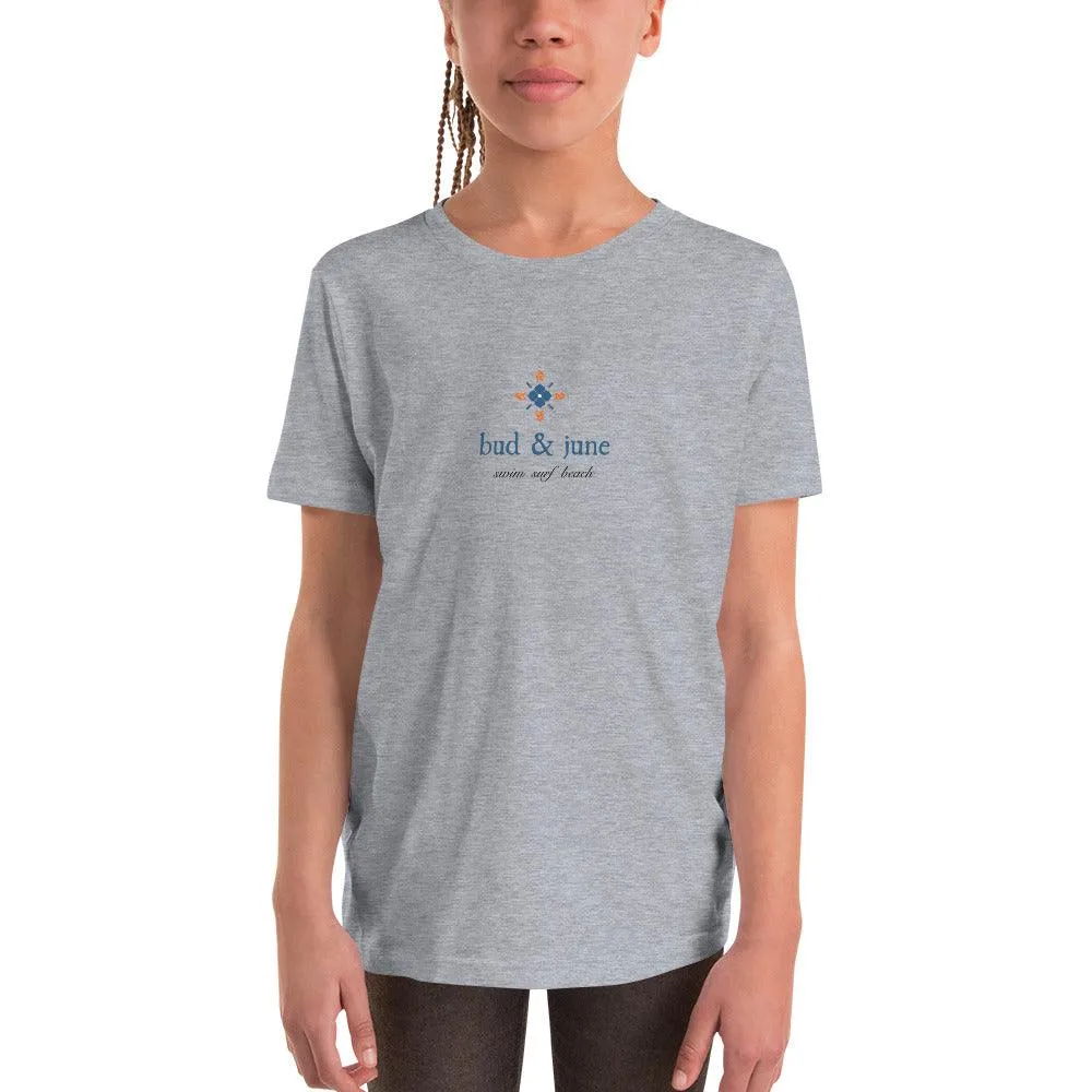 Youth Short Sleeve Bud & June Logo T-Shirt