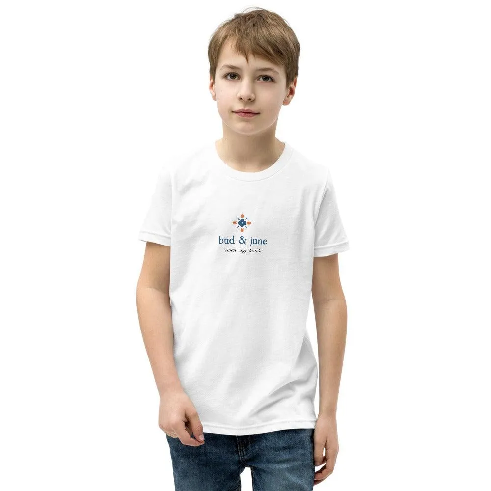 Youth Short Sleeve Bud & June Logo T-Shirt