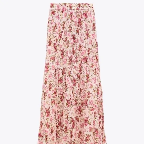 Zara beaded floral skirt