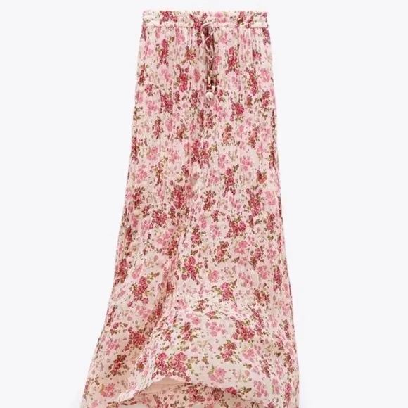 Zara beaded floral skirt