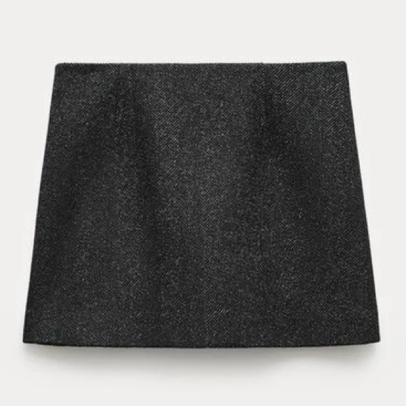 ZARA WOOL BLEND MINI SKIRT ZW COLLECTION