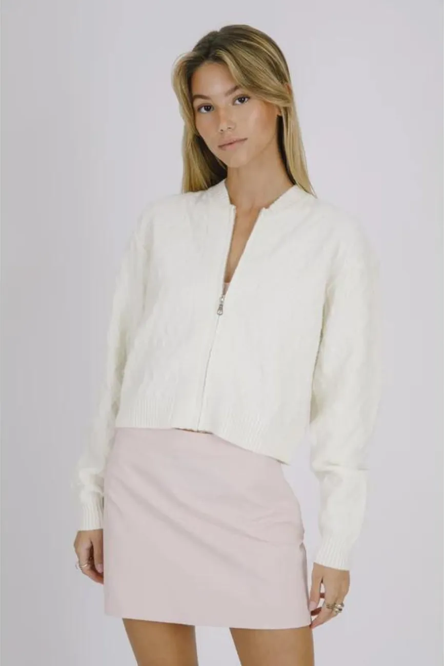 Zigi Zip Up Sweater